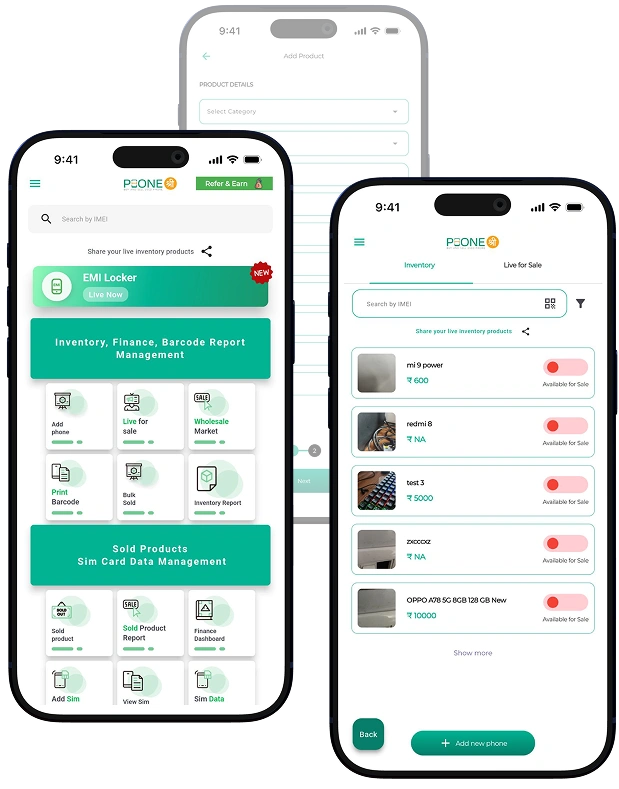 Happycows App Screens